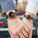 OLEVS Watches for Woman 6898 GL Golden Black