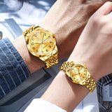 OLEVS Watches for Woman 9970 GL Golden
