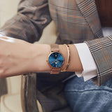 OLEVS Watches for Woman 5869 Rose Blue DW