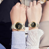 OLEVS Watches for Woman 5563 GL Golden Black