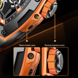 Men Automatic Sports Watch Original Skeleton Mechanical Self Winding Luxury Dress Sapphire Crystal Waterproof Wrist Watch for Men 6012