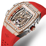 OUPINKE 3225 Self Winding Black Watches for Men Luxury Business Dress Mens Watch Reloj Para Hombre
