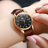 OLEVS Watches for Woman 5566 Golden Black