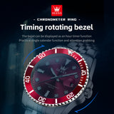 OLEVS Watches for Man 9809 Red
