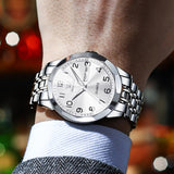 OLEVS Watches for Man 9970 White