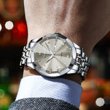 OLEVS 9931 Watches for Men Diamond Dress Luxury Casual Fashion Wrist Watch Waterproof Luminou