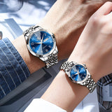 OLEVS Watches for Woman 9970 GL Blue