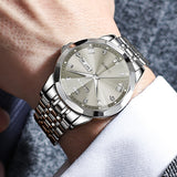 OLEVS 9931 Watches for Men Diamond Dress Luxury Casual Fashion Wrist Watch Waterproof Luminou