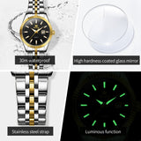 OLEVS Watches for Woman 5593 Golden Black