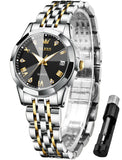 OLEVS Watches for Woman 9931 Golden Black