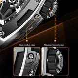Men Automatic Sports Watch Original Skeleton Mechanical Self Winding Luxury Dress Sapphire Crystal Waterproof Wrist Watch for Men 6012