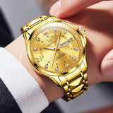 OLEVS Watches for Man 2906 Golden