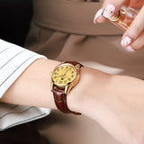 OLEVS Watches for Woman 5566 Golden