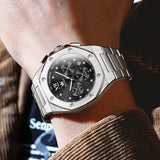 OLEVS 3626 Watches for Men Business Dress Analog Quartz Chronograph Gold Plated Stainless Steel Waterproof Luminous Date Classic Mens Wrist Watches Reloj Para Hombre