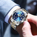 OPK Watches for Woman 8170 GL Golden Blue