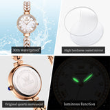 OLEVS Watches for Woman 9971 Rose White