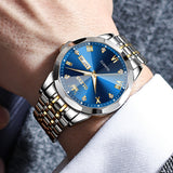 OLEVS Watches for Man 9931 Golden Blue