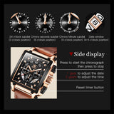 OLEVS Watches for Man 9919 Rose Black