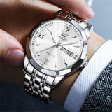OLEVS Watches for Man 9998 White