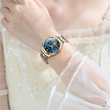OLEVS Watches for Woman 2897 Golden Blue