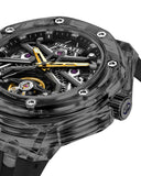 OLEVS 8002 Automatic Watch for Men Self-Winding Diamond Waterproof Stainless Steel Wrist Watches Tourbillon Skeleton Mechanical