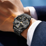 OLEVS Watches for Man 3673 All Black