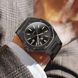 OLEVS 3613 Men's Watch with Gold Bracelet, Business Style, Gift-Ready, 3ATM Waterproof