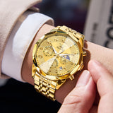 OLEVS Watches for Man 3676 Golden