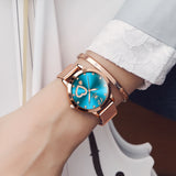 OLEVS Watches for Woman 5189 Rose Blue