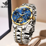 OUPINKE 3240 Self Winding Black Watches for Men Luxury Business Dress Mens Watch Reloj Para Hombre