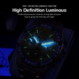 OLEVS 9805 Automatic Mens Watches Self Winding Mechanical Business Diamond Luxury Dress Stainless Steel Waterproof Luminous Wrist Watch