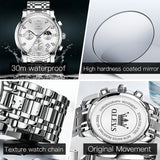 OLEVS Watches for Man 2858 White