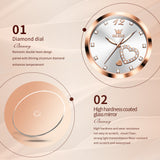 OLEVS 5189 Watch for Women Mesh Strap Fashion Rose Gold Dress Watches