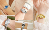 OLEVS 9970 Luxury Watches for Women Elegant Casual Dress Diamond Ladies Watches