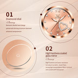 OLEVS 5189 Watch for Women Mesh Strap Fashion Rose Gold Dress Watches