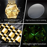 OLEVS Watches for Man 5513 Golden