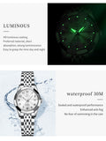 OLEVS Watches for Woman 9970 GL White