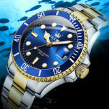 OLEVS Watches for Man 5885 Golden Blue