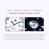 OLEVS 5575 Watches for Womens Analog Quartz Silver Strap Fashions Classic Dress Stainless Steel Date Waterproof Casual Ladies Watches Gift Womens Wrist Watches Reloj Para Mujer White/Pink/Purple