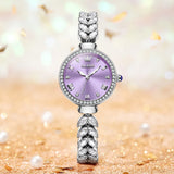 OLEVS 9971 Mermaid Full Diamond Quartz Women's Watch: Waterproof, Luminous, Fully Diamond-Set, Mermaid-Themed Design.