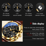 OLEVS Watches for Man 2872 Golden Black