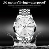 OLEVS Watches for Man 9998 White