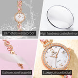 OLEVS Watches for Woman 5633 Rose White