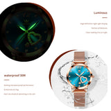OLEVS Watches for Woman 5189 Rose Blue