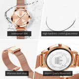 OLEVS Watches for Woman 5189 Rose Pink DW