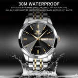 OLEVS Watches for Man 3615 Golden Black
