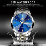 OLEVS Watches for Man 3615 Golden Blue