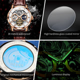 Brown Strap - White Dial Rose Trim