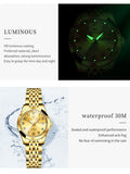 OLEVS Watches for Woman 9970 GL Golden