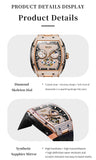 OLEVS 6016 Womens Automatic Watch Self Winding Original Diamond Luxury Date Ladies Dress Classic Luminous Waterproof Wrist Watches